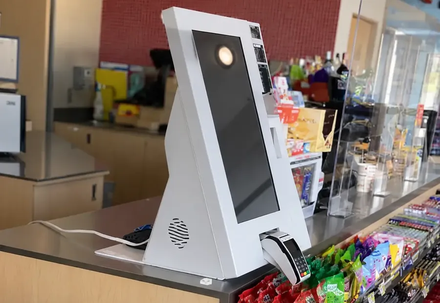 Kiosco TouchColombia en operación real · sector retail